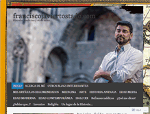 Tablet Screenshot of franciscojaviertostado.com